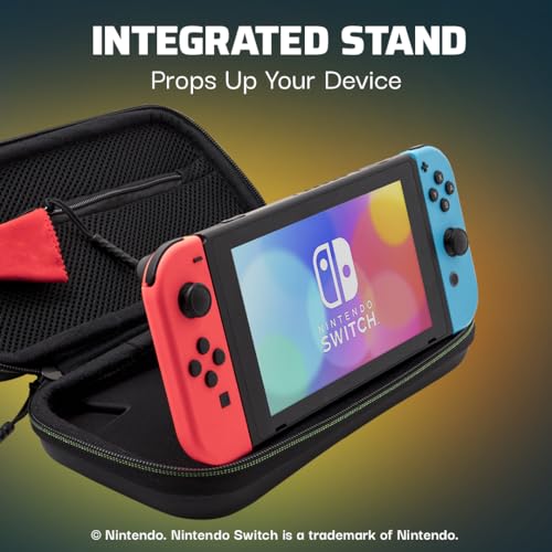 Image of PDP Travel Case Plus GLOW for Nintendo Switch /Switch Lite /Switch OLED: Legend of Zelda Tears of the Kingdom Cosplay Purah Pad 3D (Glow in the Dark)