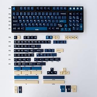 Mintcaps PBT Keycaps 177 Keys Doubleshot Olivia Keycaps Cherry Profile Custom Keycaps ISO ANSI for Cherry MX Switches Mechanical Keyboards