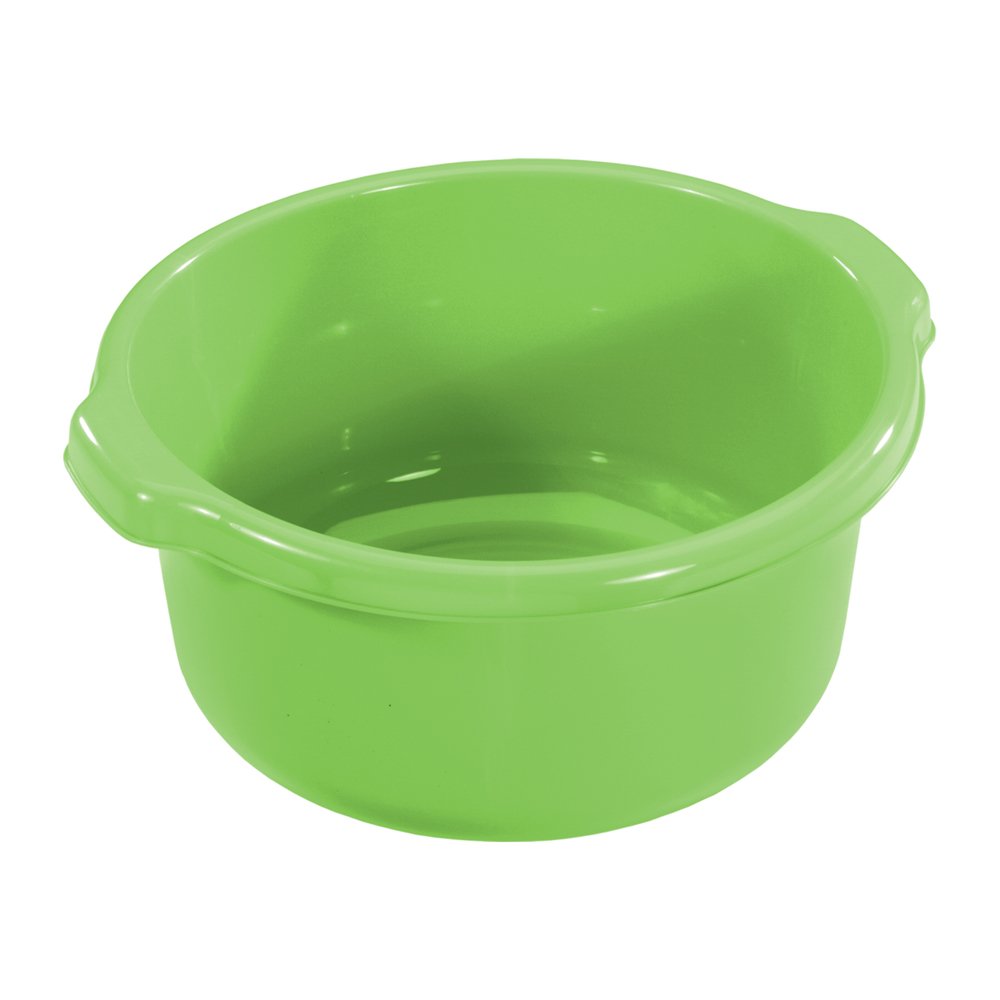 2542 Big Round Bowl, Green, 13 L