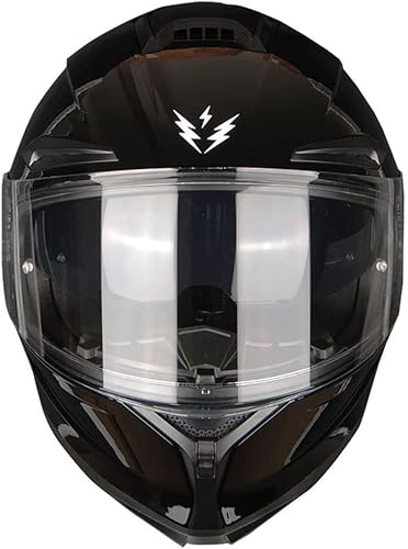 Miniatura 20 de 1Storm Motorcycle Full Face Helmet DOT Adults Street Bike Dual Visor Sun Inner Shield HJAH15: Ghost Red
