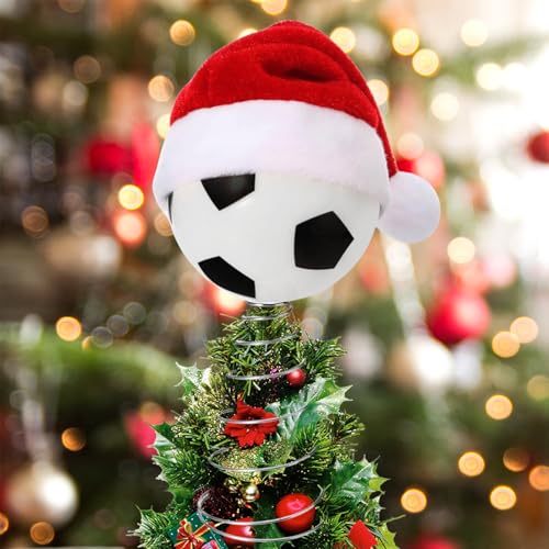 Vacances d'hiver réussies avec le bonnet de Père Noël géant pour porte d'entrée