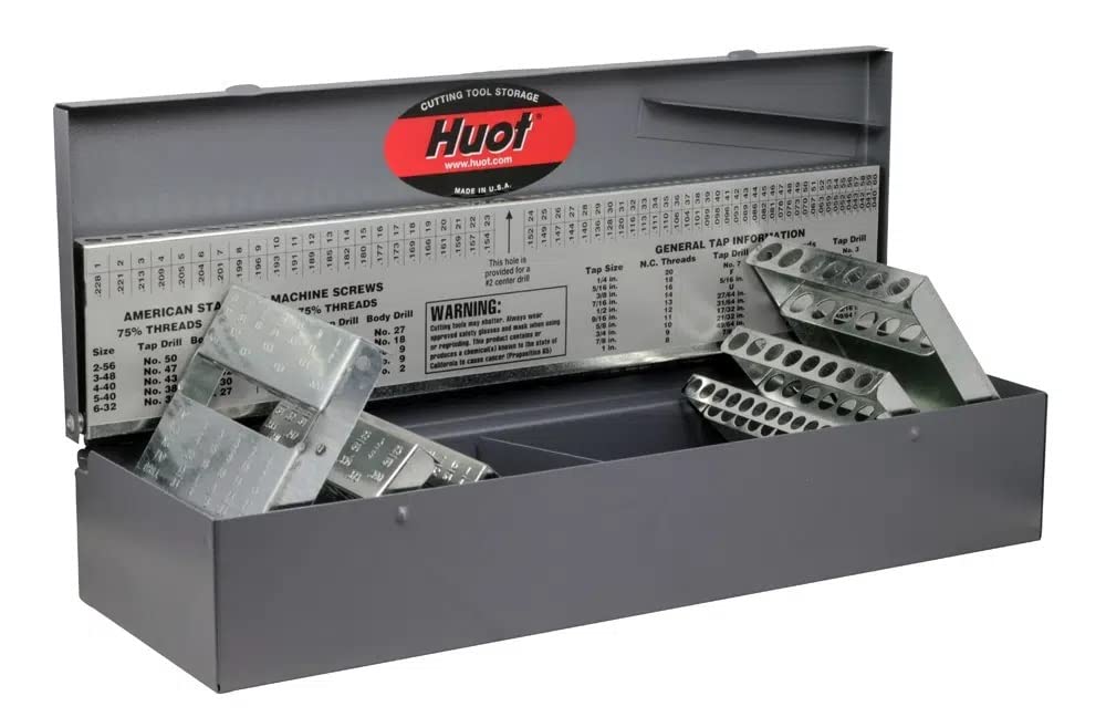 Drill America Drill Bit Index/Case, 1/16-1/2", 1-#60, A-Z (115 Sizes), 11700, 1/16-1/2", #1-#60, A-Z (115 Sizes)