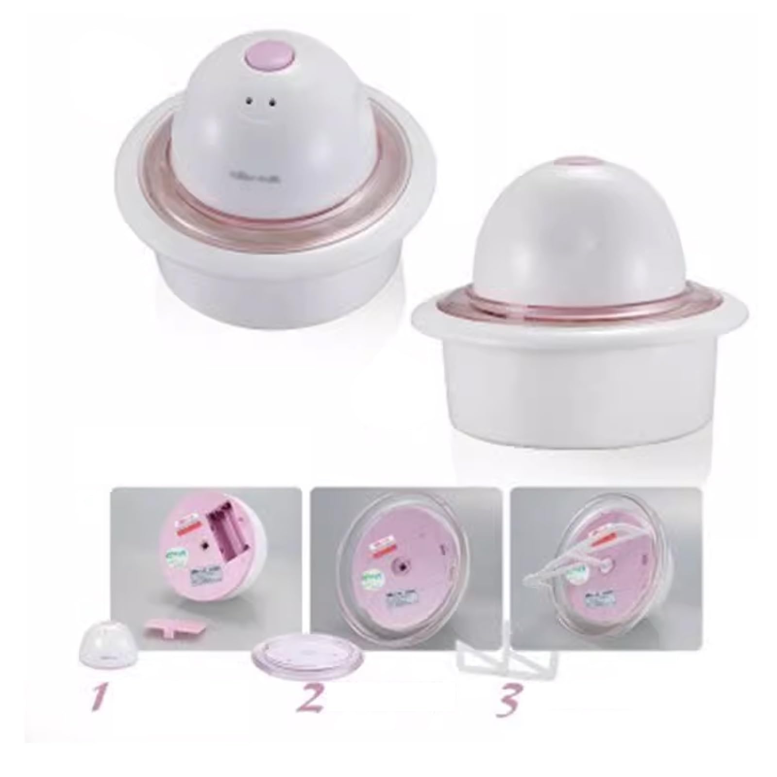 Heladera Máquina for hacer helados eléctrica, mini máquina for hacer helados for niños, pequeña máquina for hacer helados de cono dulce hecha en casa completamente automática Maquina de Helado