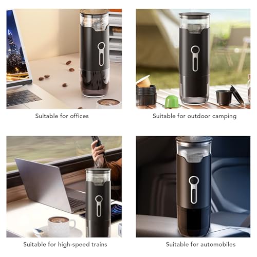 Cafetera portátil automática con batería 100 mL miniatura 7