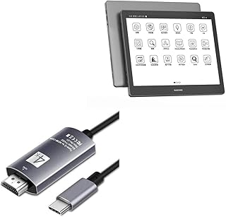BoxWave Cable Compatible with Dasung Not-eReader 103 (EP1030312) - SmartDisplay Cable - USB Type-C to HDMI (6 ft), USB C/HDMI Cable - Jet Black