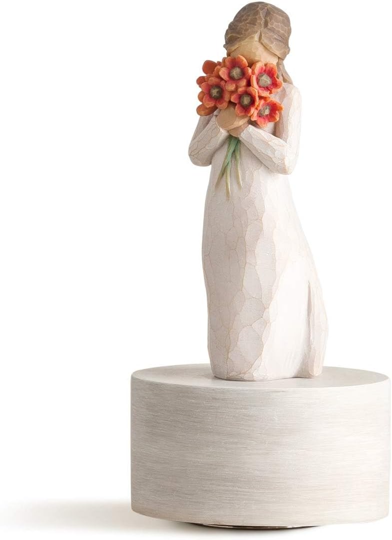 Enesco Willow Tree By Suzan Lordi Surrounded D'Love, Pvc, Multicoloured, 12x19x19 cm