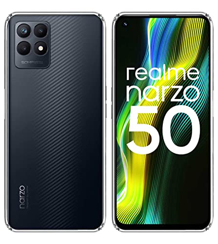 Image of Transparent Soft Silicone TPU Flexible Back Cover Compatible with Realme Narzo 50