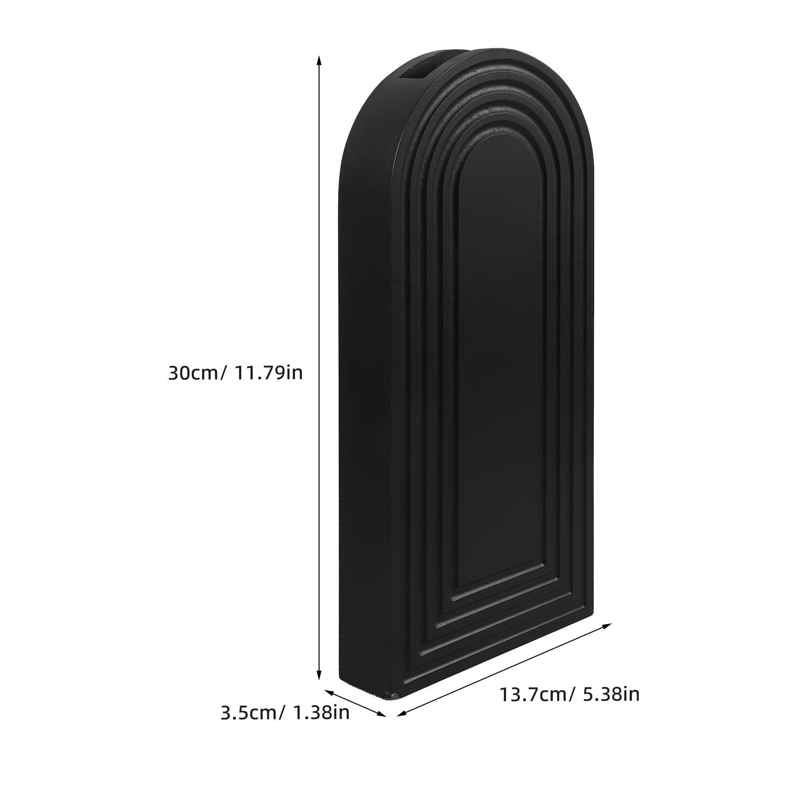 VILLCASE 2 Pièces Vase Mural en Bois Foncé pour Plantes D'intérieur, Petit Vase à Bourgeon Facile à Installer, pour Violettes Africaines et Décoration de Salon
