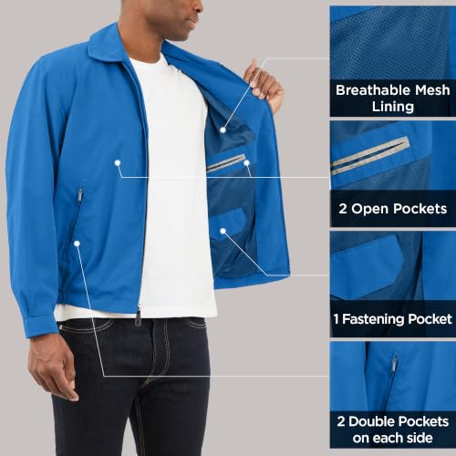 Image of London Fog Men's Auburn Zip-Front Golf Jacket