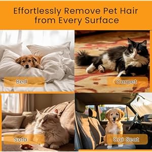Pet hair removal tool and reusable lint roller cat and dog hair remover for car couch and carpet pet hair roller cat and dog fur remover tool pet hair remover for furniture bedding clothing   cucciolini doodles