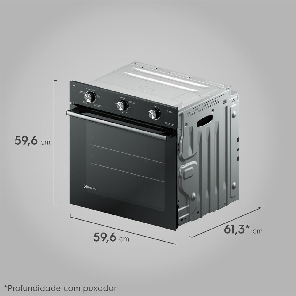 Forno de Embutir Elétrico Electrolux 80L Efficient com PerfectCook (OE8EL) 220V