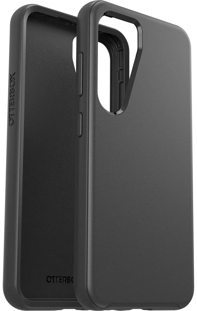 OtterBox Cover per Samsung Galaxy S23 Symmetry, resistente a shock e cadute, sottile, testata 3x MIL-STD 810G, protezione antimicrobica, Nero