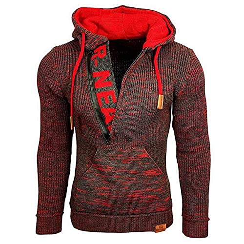 Pull à capuche homme décontracté pour le quotidien avec poches S