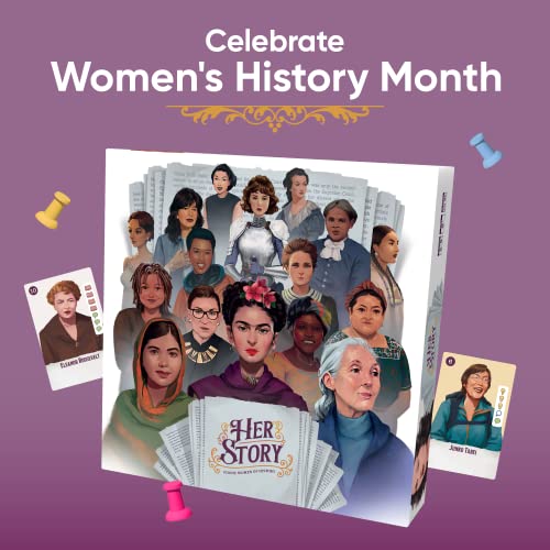 Herstory: The Board Game Of Remarkable Women For Family Game Night For Women's History Month | Ages 8 & Up #TOP1