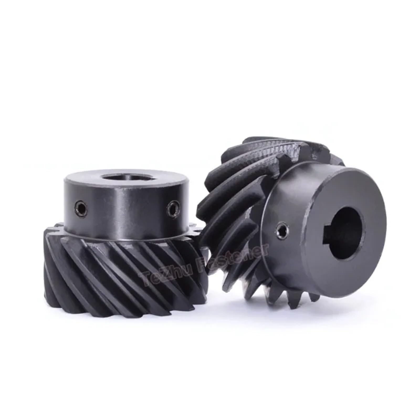 1,5 m linkes Schrägkegelrad – 45-Grad-Drehung, 45#-Stahl, Keilnutbohrung 10 mm – 1 Stück(17mm (keyway 5) 1.5M 26Teeth)