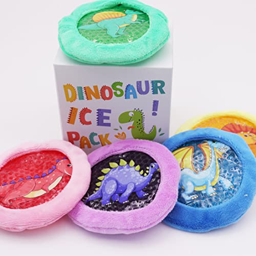 Boo Boo Kühlpads für Kinder, 5 Stück Wiederverwendbare Kühlpack Kalt und Warm Kompresse mit Stoffbezügen, Kühlpacks Kids zur Schmerzlinderung, Beulen & Prellungen, Weisheitszähne