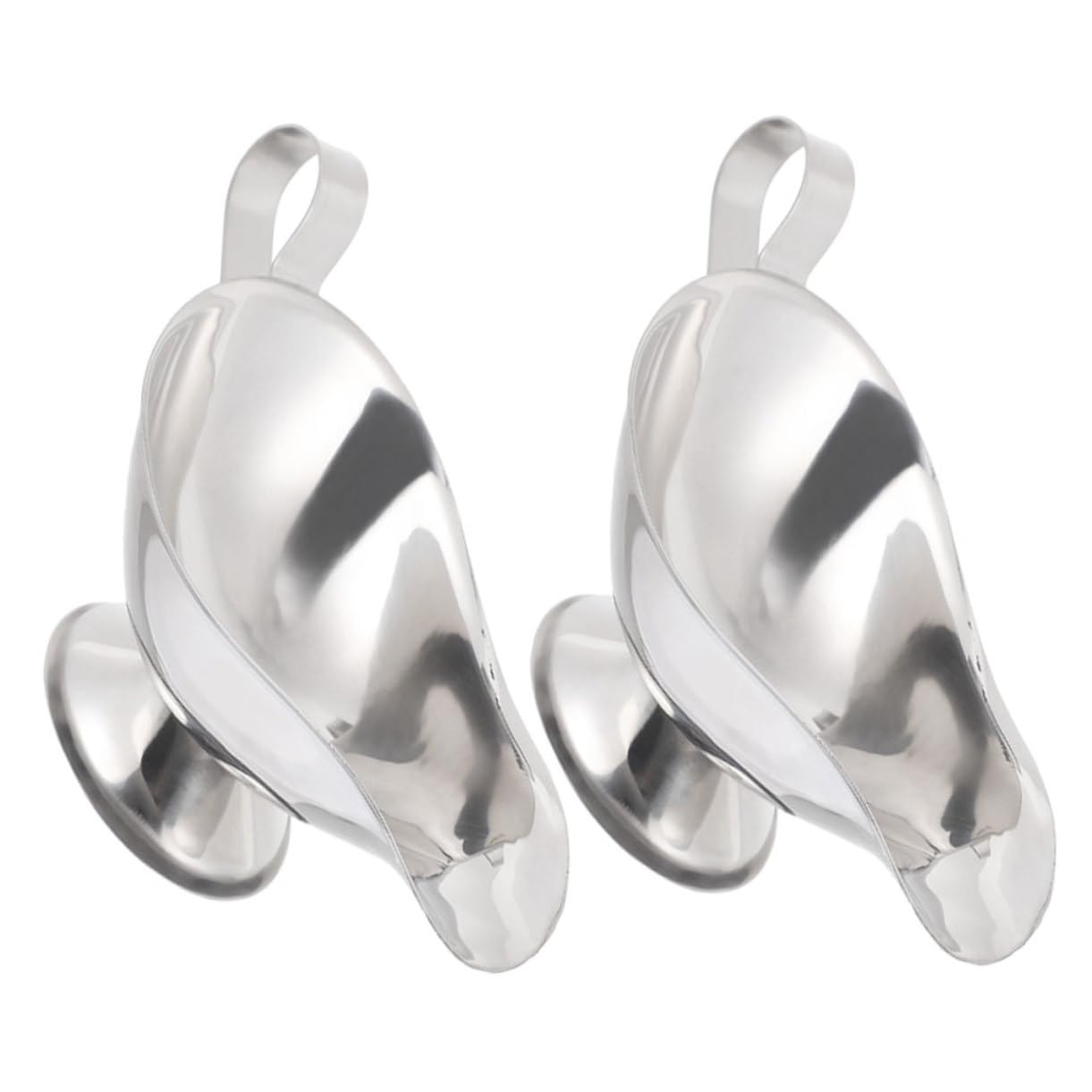 Anneome 2pcs Juice Boat Gravy Boats Mini Pitcher Gravy Dispenser Gravy Separator Jug Thanksgiving Gravy Boat Metal Gravy Boat Sauce Boat with Handle Gravy Boat Large Gravy Container