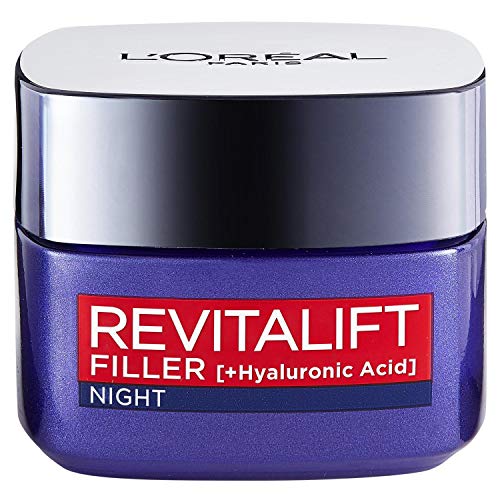 Revitalift Filler L'Oréal Crema de Noche antiarrugas para rellenar líneas de expresión
