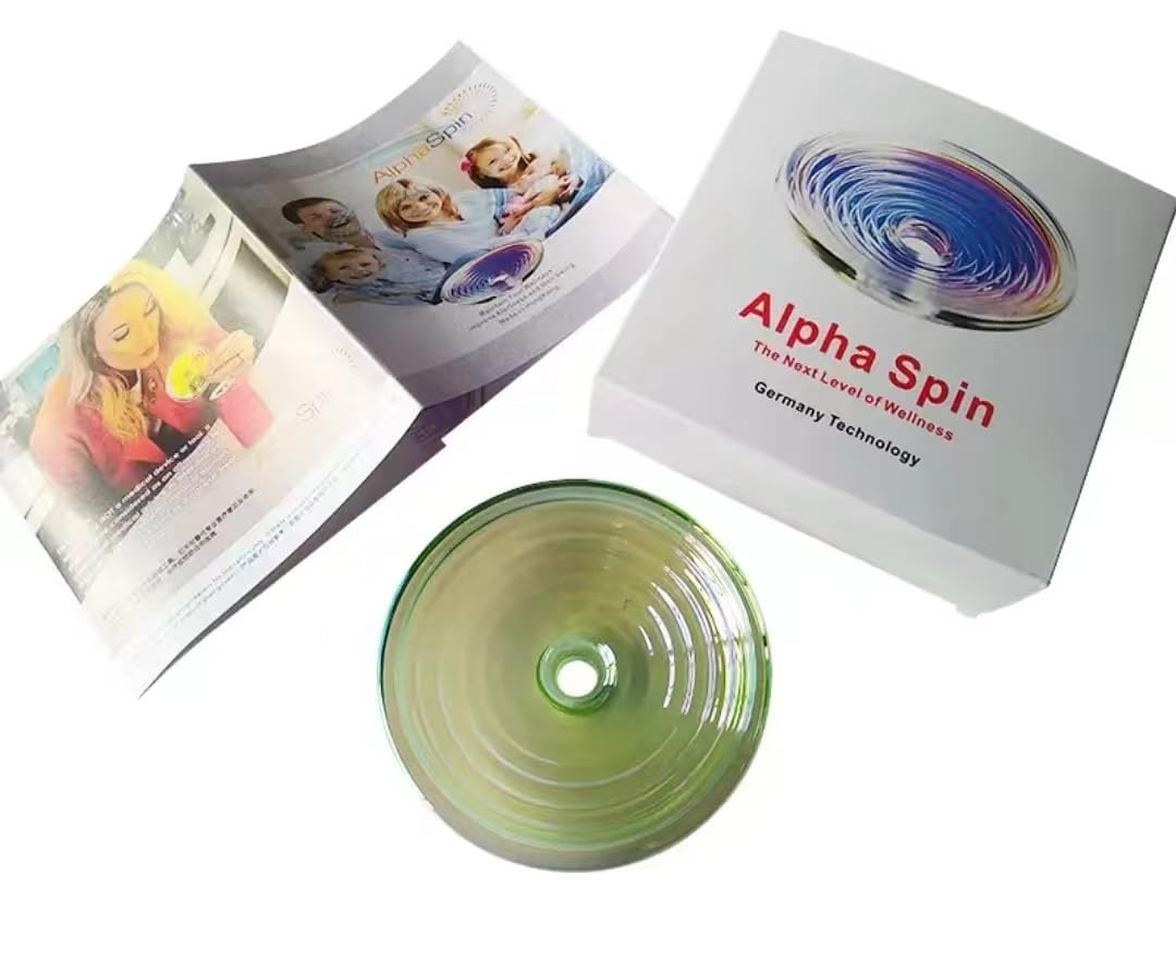 Bio Disc Version 4 Alpha Spin Energy Scalar Bio Disc Health Classic Power Energy AlphaSpin Caoutchouc Protecteur Charms avec Boîte Cadeau Réfléchissante Changement de Couleur