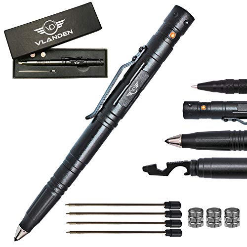 Tactical Pen with Flashlight, Bottle Opener, Emergency Window Breaker