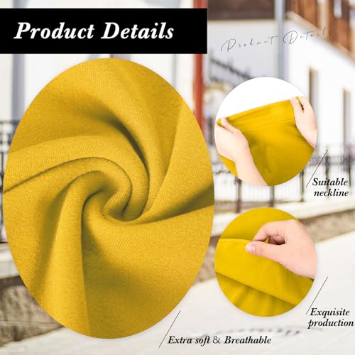 Image of Cutecrop Turtleneck Dickey Extra Large Fake Collar Detachable Dickey Collar Half Mock Turtleneck for Men Women