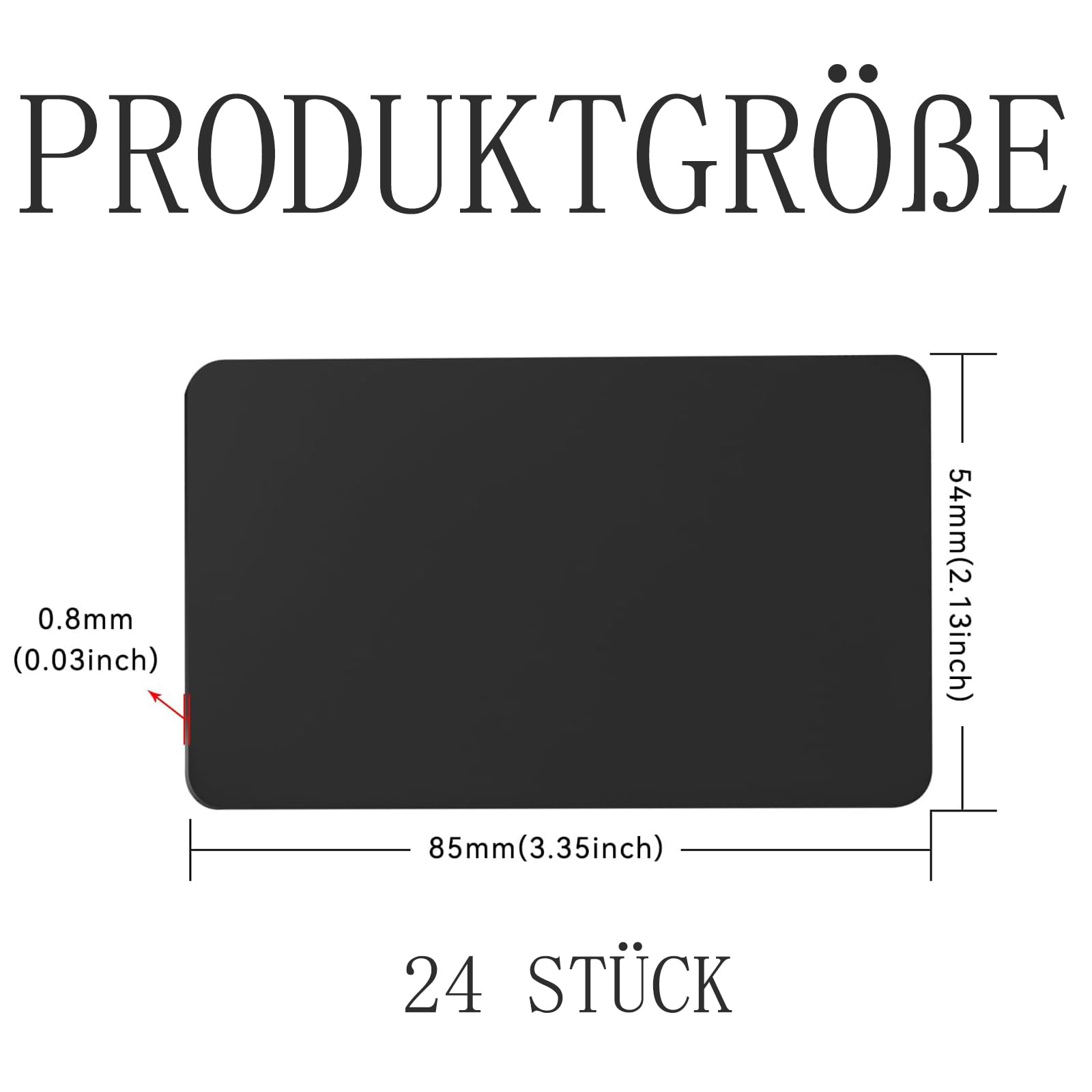 NTAG215 tag NFC riscrivibili 504 byte 24 pezzi nero