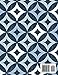 2019 Weekly Planner Notebook: Blue Geometric Quilt Design Weekly Calendar Planner To Help You Get Organized and Stay Organized