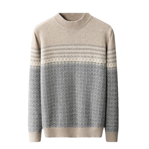 Pull en cachemire homme col rond Kelsiop chic et chaud pour l'hiver