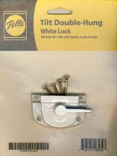 Pella Tilt Double-Hung Window Sash Lock (White)