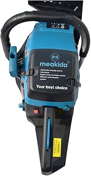 meakida Petrol Gasoline Chainsaw 58cc, Power- 2.6Kw, 200-3000 RPM