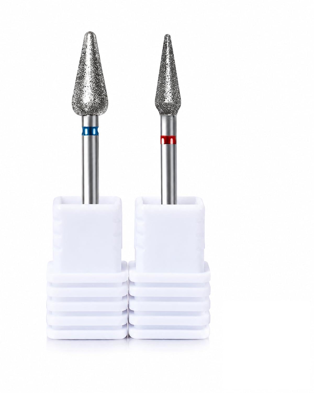 Punte Fresa Unghie 2 Pezzi - Carburo di Tungsteno per Gel & Acrilico. Rimozione Smalto Semipermanente, Manicure Russa e Preparazione Unghie Professionale.