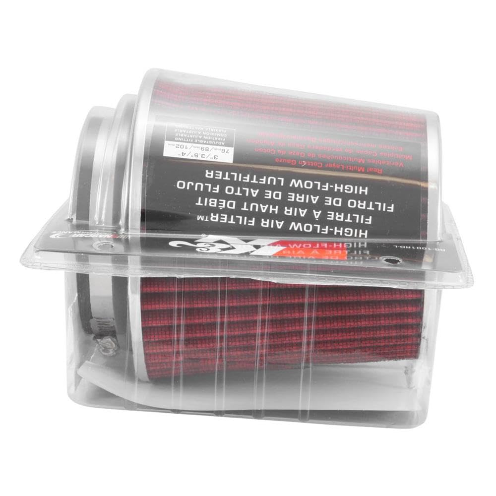 K & N rg-1001rd-l KFZ und Motorrad Universal Chrom Filter
