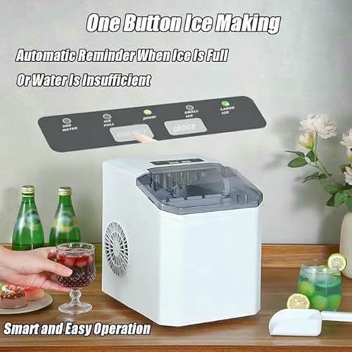 Machine à glaçons pour le camping et la maison, modèle compact de 1,3 L - 4