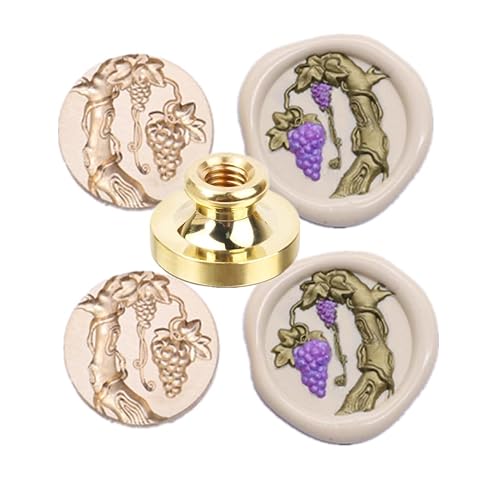 Sello de cera 3D para tallar en relieve de plantas, cabeza de sello de sellado en relieve sin mango, gran herramienta de cera de sellado para sobres disponible en Yaxa Guatemala