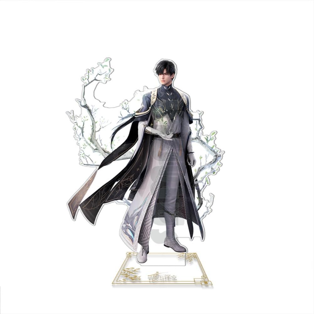 MayDee Love & Deepspaces Stand, Caleb Figure Poster Stand, Sylus Action Figure Desktop Decoration, Zayne Fans Collections (Color2)