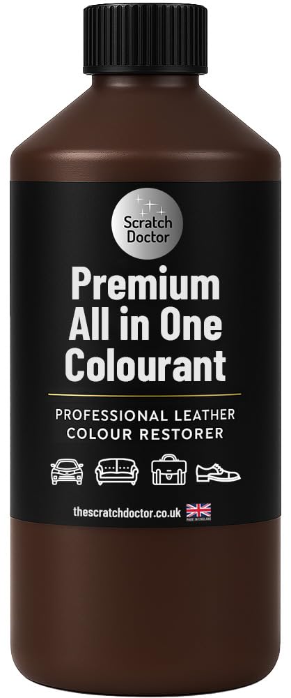 Scratch Doctor All in One Leather Colourant Self Seal Leather Dye Repair Paint for Furniture, Sofas, Car Seats (Cream, 250ml) — view 8