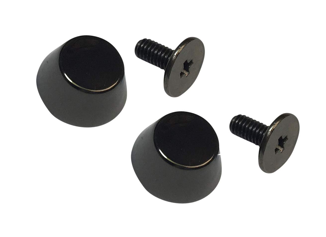 ALLinONE Flat Head Purse Feet Stud Spike Screw Back Purse Luggage Foot Nailhead Rivets for DIY Leather Craft (Gun Metal 4 Sets)