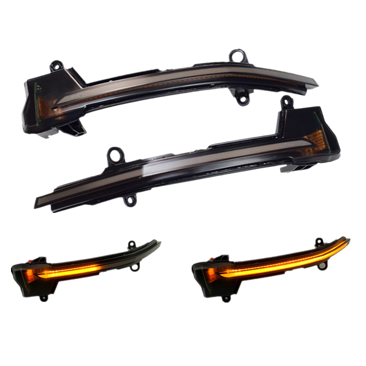 2 pezzi LED Dinamico Indicatore di direzione Luci per specchietto retrovisore Compatibile per Seat Ateca 5D 2016-2019