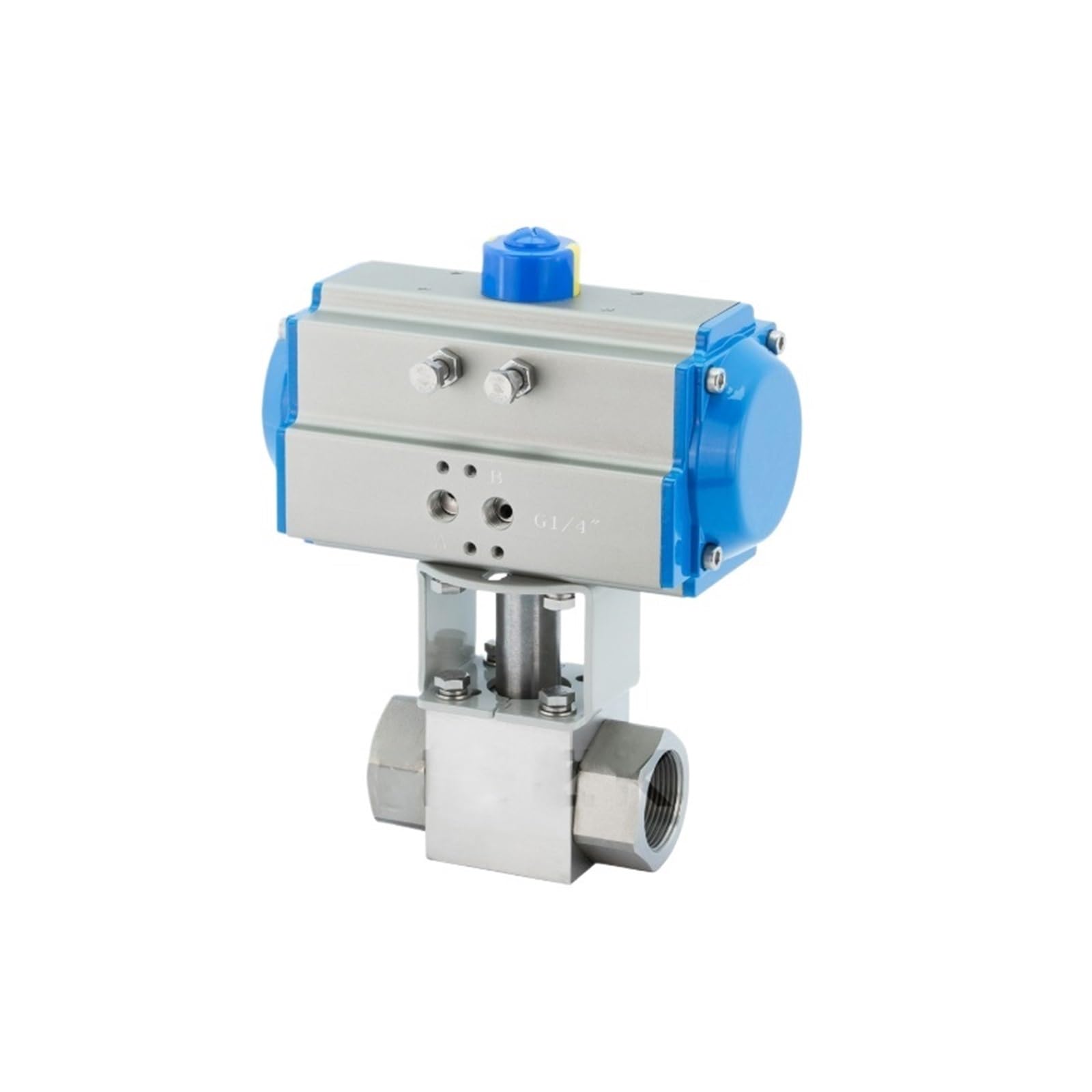 Siłownik zaworu kulowego pneumatycznego DN50 32Mpa 300bar Zawór kulowy wysokiego ciśnienia 2-drożny ze stali nierdzewnej SS304 pneumatyczny 2 cale stacji napełniania naturalnego