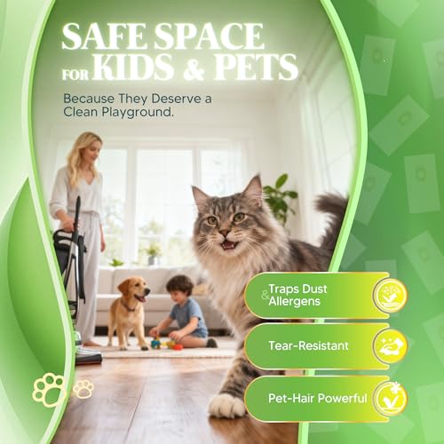 Image of 18 Pack Vacuum Bags [Model 204814] Compatible with Kirby Sentria /Avalir /Ultimate G Series | Replaces F-Style & Twist-Style 204811 205811 204808 | Replacement Parts by Improvedhand