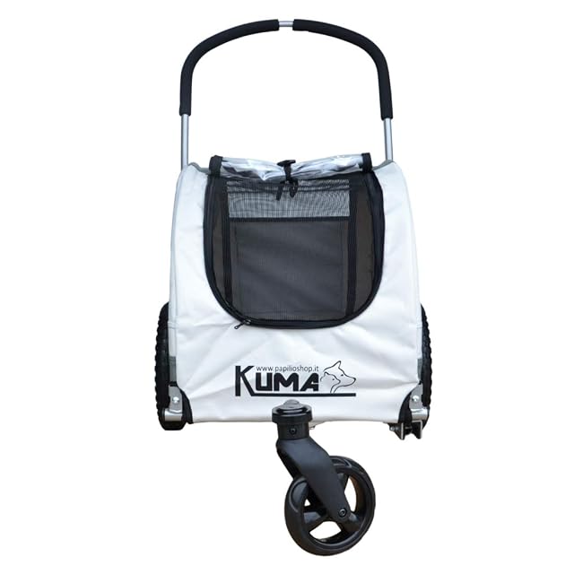 Foto 6 de 8 de Kuma Remolque para Bicicleta Y Cochecito para Perros Gris