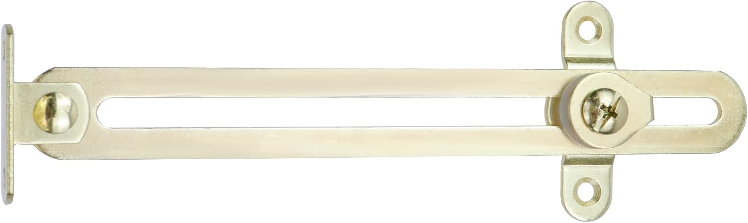 6.7 Inch Holding Hinge for Downwards Lid 2Pcs Gold, Folding Lid Support Hinge for Cabinet Door, Jewelry Box, Wooden Cabinet, Trunk, Vintage Furniture, Brass Plated Iron
