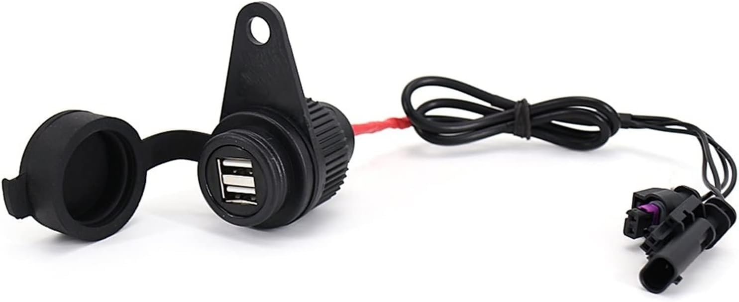 Interruttore di controllo del finestrino dell'auto Staffa di navigazione per moto Dual USB per caricabatterie per adattatore presa di corrente con linea senza perdite per supporto per telefono B&MW S1