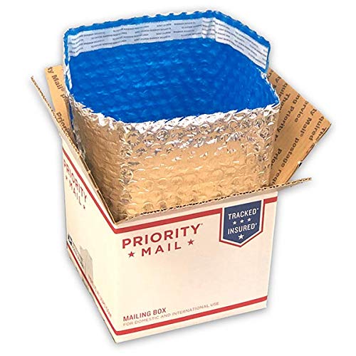 Foil Insulated Box Liners, 7" x 7" x 6" - 10/Case (Fits in USPS Priority O-Box 4)
