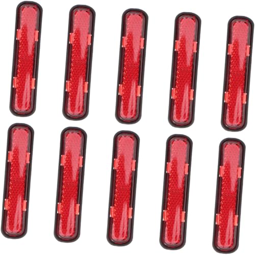 10 reflectores tornillo seguridad para motos y vehículos miniatura 7