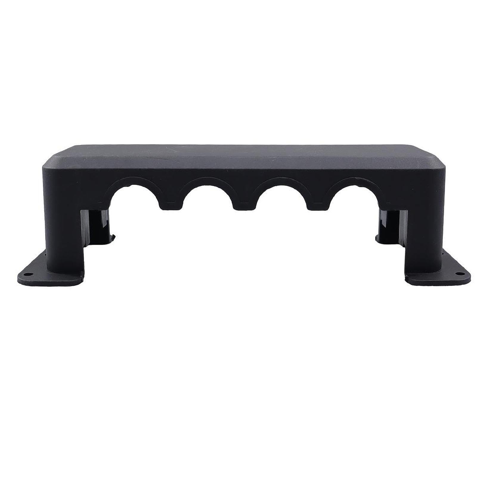 Stromverteilerblock 300 V,5-polig,schwarz,18 x 5,2 x 5,4 cm