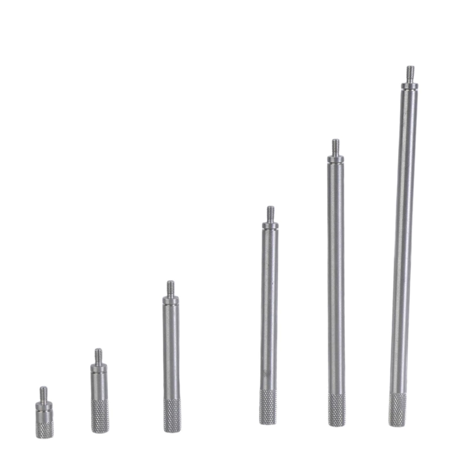 5pcs / 6pcs Extend Rod for Electrical Indicators Height Gauge Depth Gauge Extension Rod Set Extension Precisions Extenders