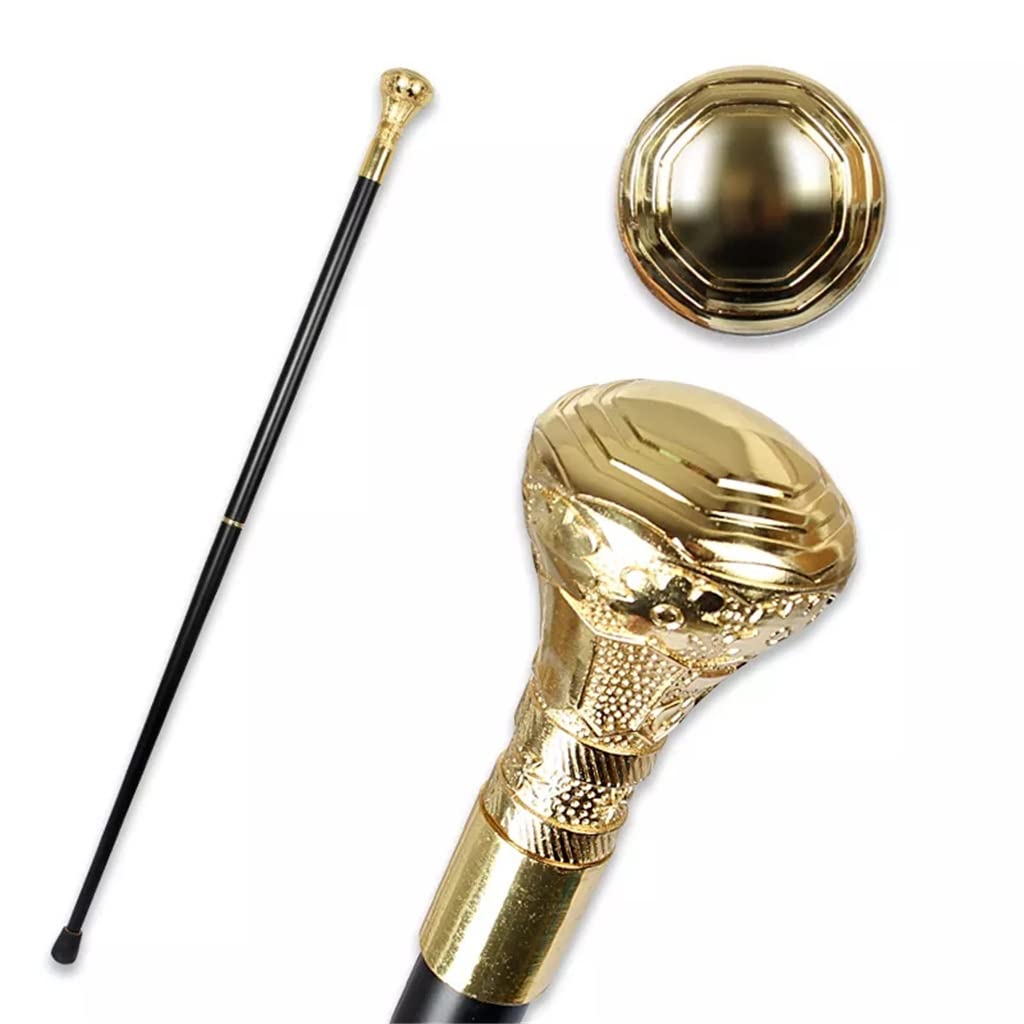 Pattern Gold Handle Walking Stick Stick Man Canne Donne Party Walking Cannes Vintage Staccabile Bastoncino da passeggio