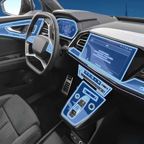 Lámina protectora transparente para Audi Q4 E-Tron que mantiene intacta tu pantalla digital