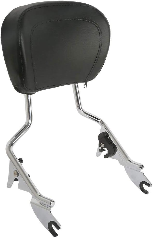 Sissy Bar Passenger Backrest W/Pad Fits for Harley Street Glide Road King 2009-2020